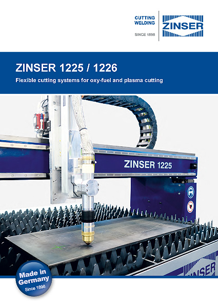 machine de découpe compacte ZINSER 1225 : brochure